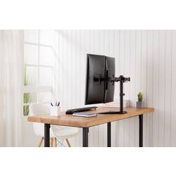 Digitus DA-90401 držák na stůl pro monitor 2 Displej: (s) 38,1 cm (15) - 81,3 cm (32) černá, černá (matná) otočný, nastavitelná výška, naklápěcí, otočný,
