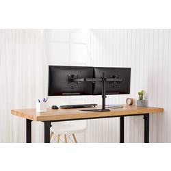Digitus DA-90401 držák na stůl pro monitor 2 Displej: (s) 38,1 cm (15) - 81,3 cm (32) černá, černá (matná) otočný, nastavitelná výška, naklápěcí, otočný,