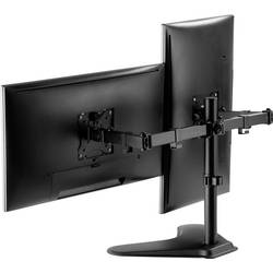 Digitus DA-90401 držák na stůl pro monitor 2 Displej: (s) 38,1 cm (15) - 81,3 cm (32) černá, černá (matná) otočný, nastavitelná výška, naklápěcí, otočný,