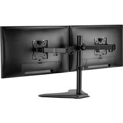 Digitus DA-90401 držák na stůl pro monitor 2 Displej: (s) 38,1 cm (15) - 81,3 cm (32) černá, černá (matná) otočný, nastavitelná výška, naklápěcí, otočný,