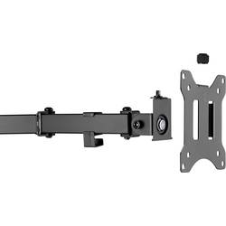 Digitus DA-90401 držák na stůl pro monitor 2 Displej: (s) 38,1 cm (15) - 81,3 cm (32) černá, černá (matná) otočný, nastavitelná výška, naklápěcí, otočný,