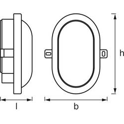 OSRAM HOMELIGHTING LED Bulkhead 6W 4000K White LED nástěnné světlo