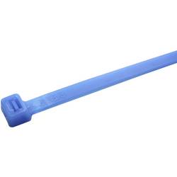 WKK 5737, 5737, stahovací pásky, 3.60 mm, 150 mm, modrá, žárově stabilizované , odolná vůči UV záření, chemická odolnost, odolné vůči radioaktivnímu záření, 1