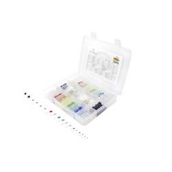 Quadrios sada LED červená, zelená, žlutá, modrá, studená bílá, teplá bílá kulatý 3 mm, 5 mm 20 mA 2.0 V