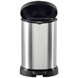 Curver DECO Bin 240568 odpadkový koš, 15 l, (š x v x h) 303 x 448 x 268 mm, stříbrná, černá, 1 ks