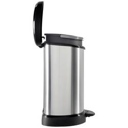 Curver DECO Bin 240568 odpadkový koš, 15 l, (š x v x h) 303 x 448 x 268 mm, stříbrná, černá, 1 ks