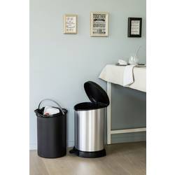 Curver DECO Bin 240568 odpadkový koš, 15 l, (š x v x h) 303 x 448 x 268 mm, stříbrná, černá, 1 ks