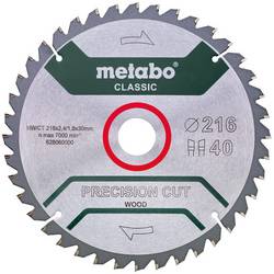 Metabo precision cut wood - classic 628060000 pilový kotouč 216 x 30 x 1.8 mm Počet zubů (na palec): 40 1 ks