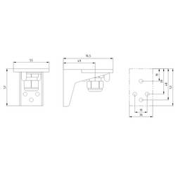 Siemens 8WD4408-0CD upevňovací úhelník pro signalizační systém