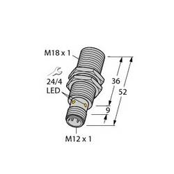Turck senzor Induktivní zarovnaná PNP, zavírač BI8-M18-AP6X-H1141