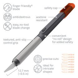 Slice skalpel 160 mm keramika, plast černá, oranžová 1 ks