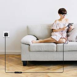 LogiLink Kabel USB-C USB 2.0 USB-C ® zástrčka, USB-C ® zásuvka 2.00 m černá CU0211
