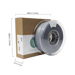 Maertz PMMA-1011-009 PMMA-1011-009 vlákno pro 3D tiskárny PETG plast chemicky odolné 1.75 mm 1000 g šedá 1 ks