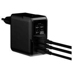 XTORM NextGen GaN3 USB nabíječka, 140 W, Quick Charge 3.0, černá