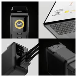 XTORM NextGen GaN3 USB nabíječka, 140 W, Quick Charge 3.0, černá