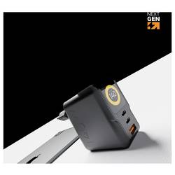 XTORM NextGen GaN3 USB nabíječka, 140 W, Quick Charge 3.0, černá