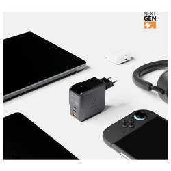 XTORM NextGen GaN3 USB nabíječka, 140 W, Quick Charge 3.0, černá