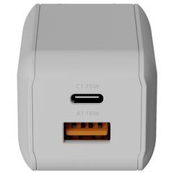 XTORM NextGen GaN3 Ultra USB nabíječka, GaN, 70 W, Quick Charge 3.0, bílá
