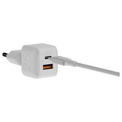 XTORM NextGen GaN3 Ultra USB nabíječka, GaN, 25 W, Quick Charge 3.0, bílá