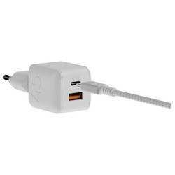 XTORM NextGen GaN3 Ultra USB nabíječka, GaN, 45 W, Quick Charge 3.0, bílá