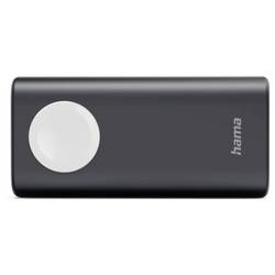 Hama powerbanka Li-Ion, 10000 mAh, Bezdrátové nabíjení Qi, černá, šedá, Možnost současného nabíjení a vybíjení