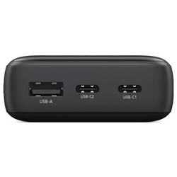 Hama powerbanka Li-Pol, 10000 mAh, Quick Charge 3.0, antracitová, Indikátor stavu