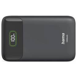 Hama powerbanka Li-Pol, 10000 mAh, Quick Charge 3.0, antracitová, Indikátor stavu