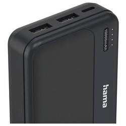 Hama powerbanka Li-Pol, 10000 mAh, černá