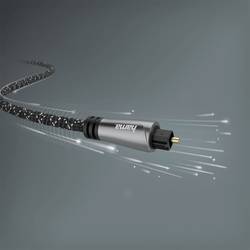 Hama 00205140 Toslink audio kabel 3 m černá, šedá Odolný vůči teplu