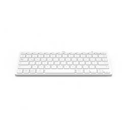 Hama 125133 bezdrátový klávesnice německá, QWERTZ šedá, bílá