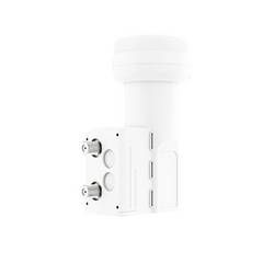 Hama satelitní konvertor Twin-LNB Počet účastníků: 2 Velikost feedu: 40 mm bílá