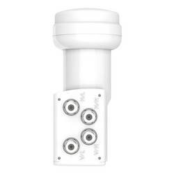 Hama satelitní konvertor Quattro-LNB Velikost feedu: 40 mm bílá