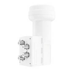 Hama satelitní konvertor Quattro-LNB Velikost feedu: 40 mm bílá