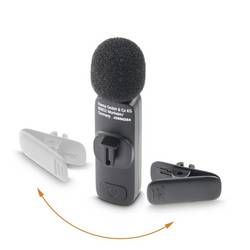 Elektretový klopový (lavalier) mikrofon Hama Druh přenosu:bezdrátový