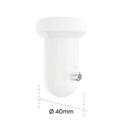 Hama satelitní konvertor Single-LNB Počet účastníků: 1 Velikost feedu: 40 mm bílá
