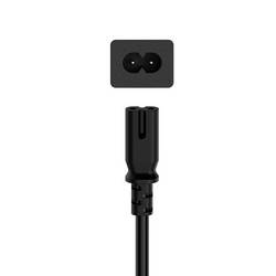 Hama 00200731 napájecí kabel černá 0.75 m Odolnost