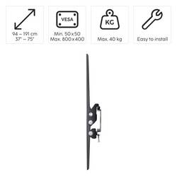 Hama TV držák na zeď 190,5 cm (75) naklápěcí