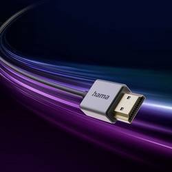 Hama HDMI kabel Zástrčka HDMI-A 1.5 m černá, šedá 00205449 eARC HDMI kabel