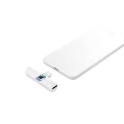 Hama 00201723 USB-C® audio adaptér bílá