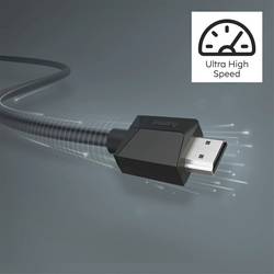Hama HDMI kabel Zástrčka HDMI-A 0.75 m černá 00205004 HDMI kabel