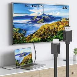 Hama HDMI kabel Zástrčka HDMI-A 0.75 m černá 00205004 HDMI kabel
