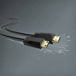 Hama HDMI kabel Zástrčka HDMI-A 1.5 m černá 00205015 pozlacené kontakty HDMI kabel