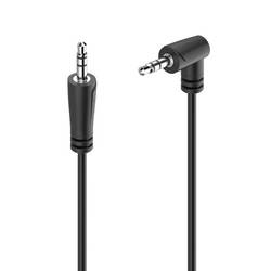 Hama 00205286 jack audio kabel 1.5 m černá flexibilní provedení