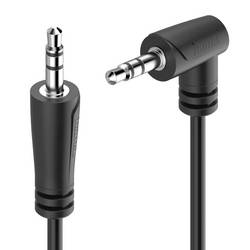 Hama 00205286 jack audio kabel 1.5 m černá flexibilní provedení