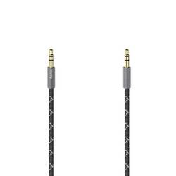 Hama 00205129 jack audio kabel 0.75 m černá, šedá Kov