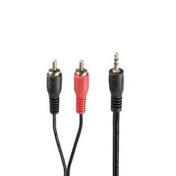 Hama 00205106 audio kabel 2 m černá, červená