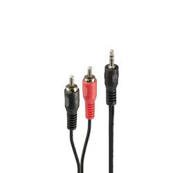 Hama 00205106 audio kabel 2 m černá, červená