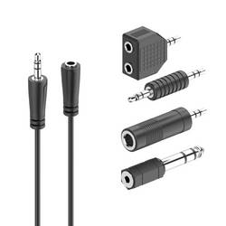 Hama 00205122 jack audio kabel 2.5 m černá