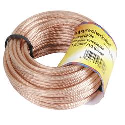 Hama 00205142 audio kabel 10 m transparentní