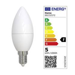 Hama 00232572 LED Energetická třída (EEK2021) F (A - G) E14 (Ø x v) 3.7 cm x 100 mm 5 ks